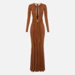 Red Carpet dress in cupro jersey fabric