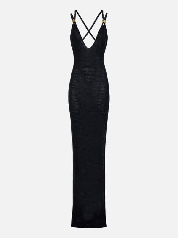 Dress in knit fabric