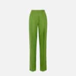 Linen-blend trousers
