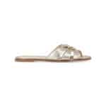 MILLY 04 - SLIPPER LAMINATED NAPPA PLATINUM