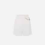 Shorts in gabardine fabric with jewel logo