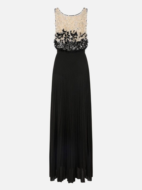 Red Carpet tulle and lurex jersey dress