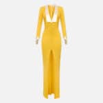 Red Carpet dress in cupro jersey fabric