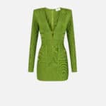 Mini dress in 3D knit fabric