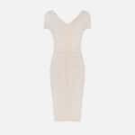 Cotton thread and viscose dress