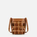 Mesh bucket bag with rings