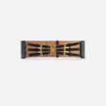 Belt with elastic straps