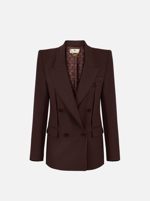 Jacket in lightweight crêpe