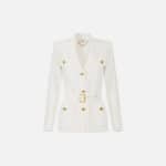 Full Milano stitch knit jacket