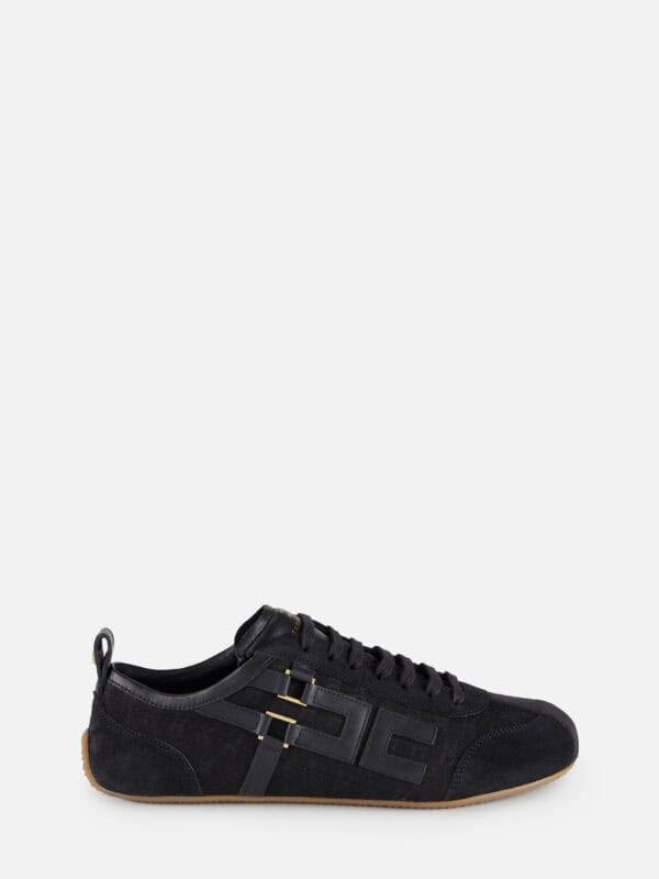 Nappa leather and suede sneakers