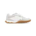 GEA 02 - SNEAKER COW SUEDE/NYLON WHITE