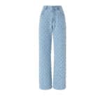 WANDA WIDE LEG DIAMOND RIPPED JEWEL